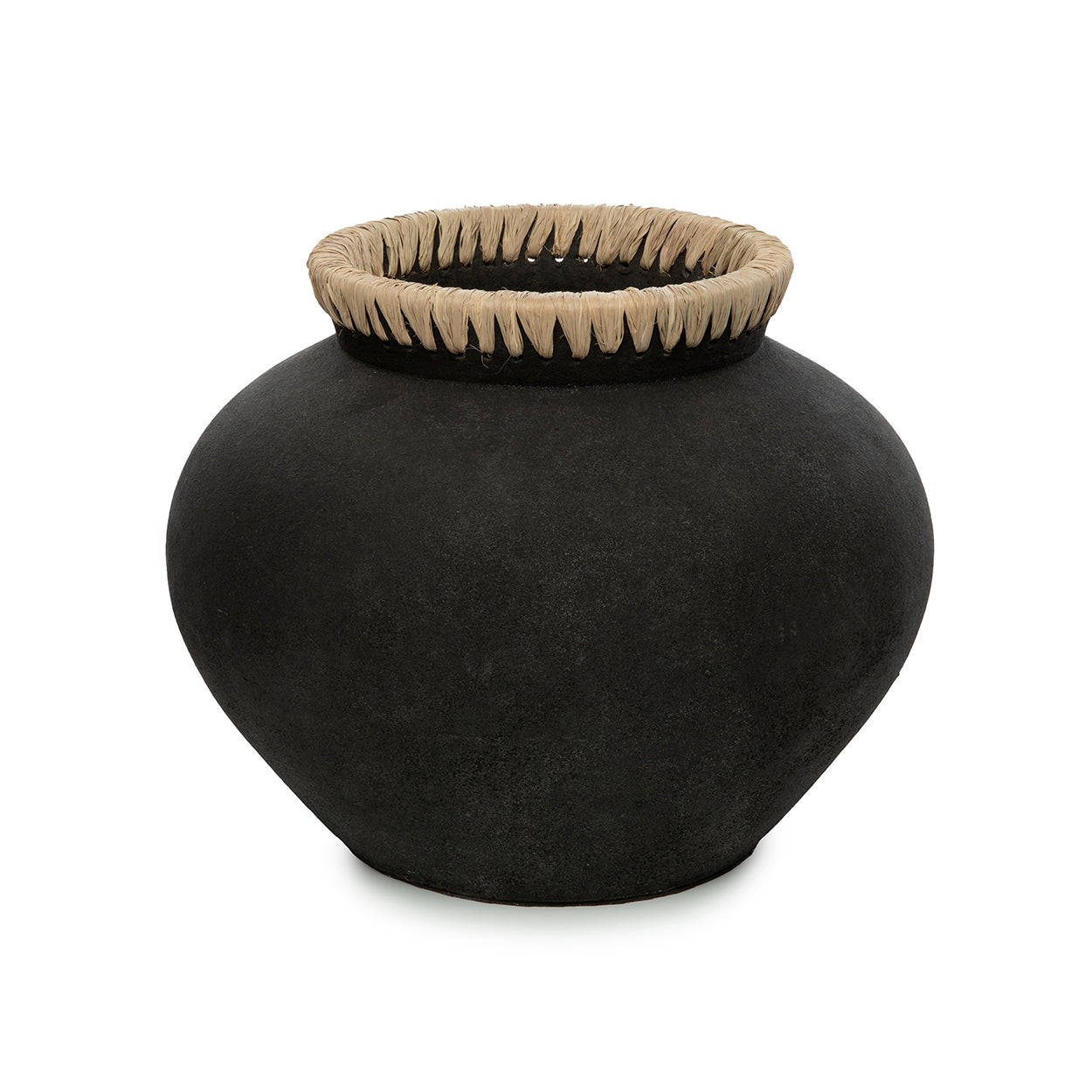 The Styly Vase, Black Natural, L