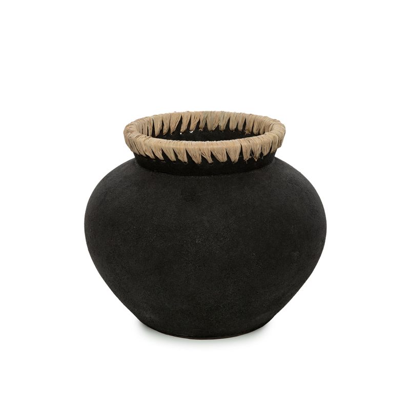 The Styly Vase, Black Natural, M