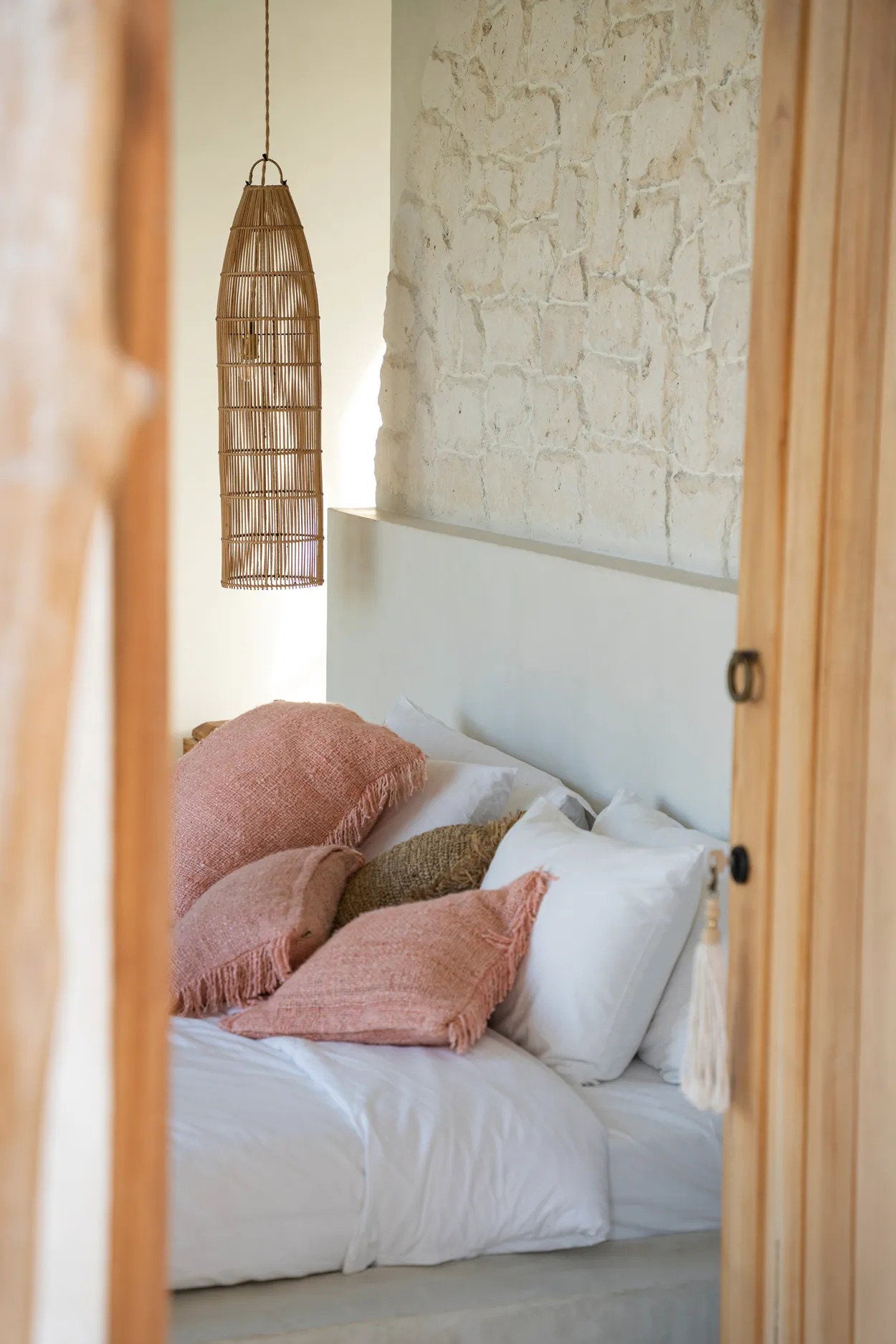The Oh My Gee Cushion Cover, Salmon Pink, 40x40 — 2