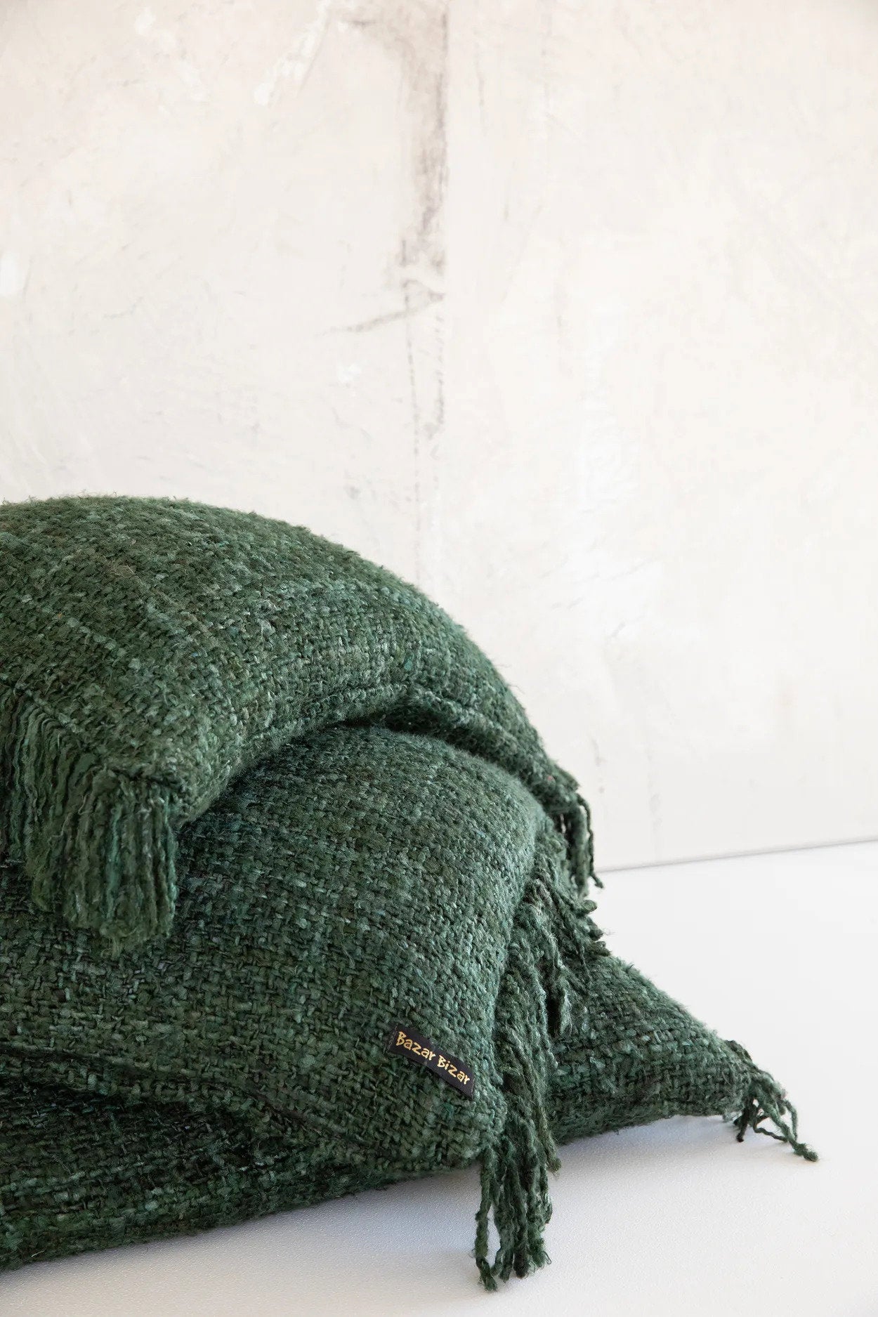 The Oh My Gee Cushion Cover, Forest Green, 60x60 — 4