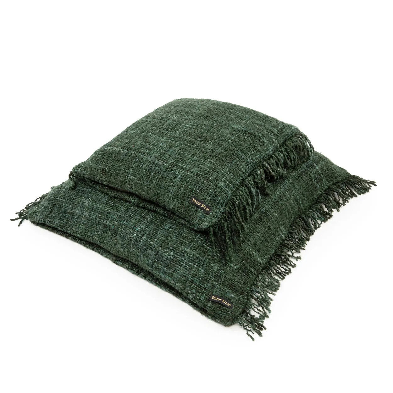 The Oh My Gee Cushion Cover, Forest Green, 60x60 — 6