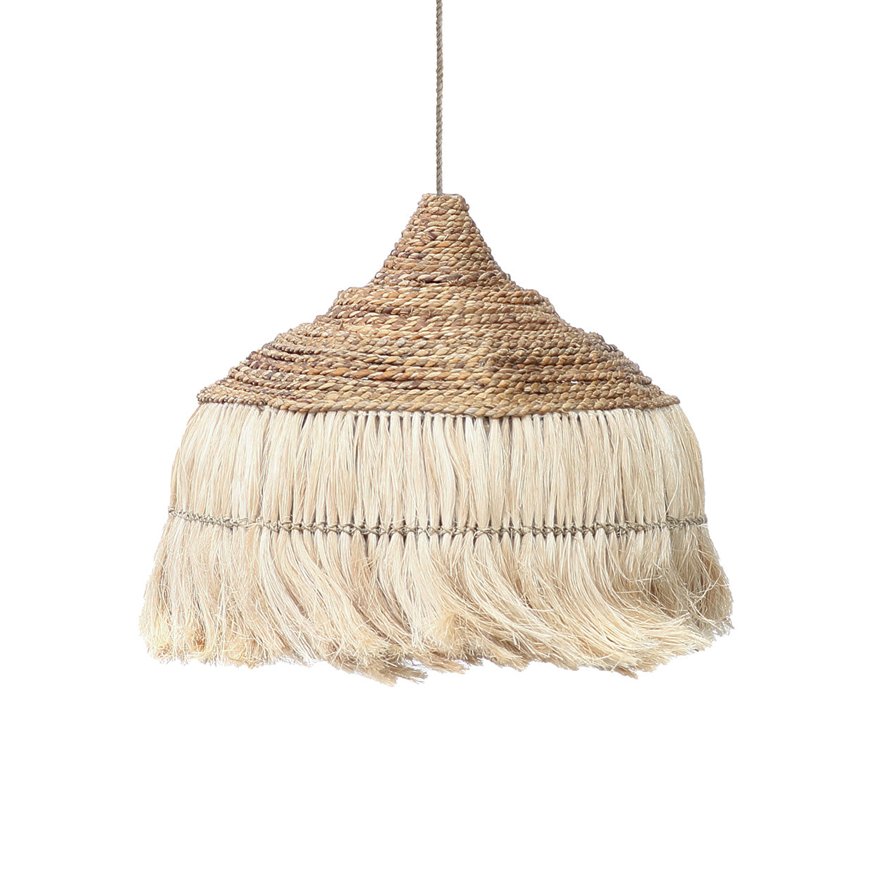The Abaca Hoola Pendant, Natural, L