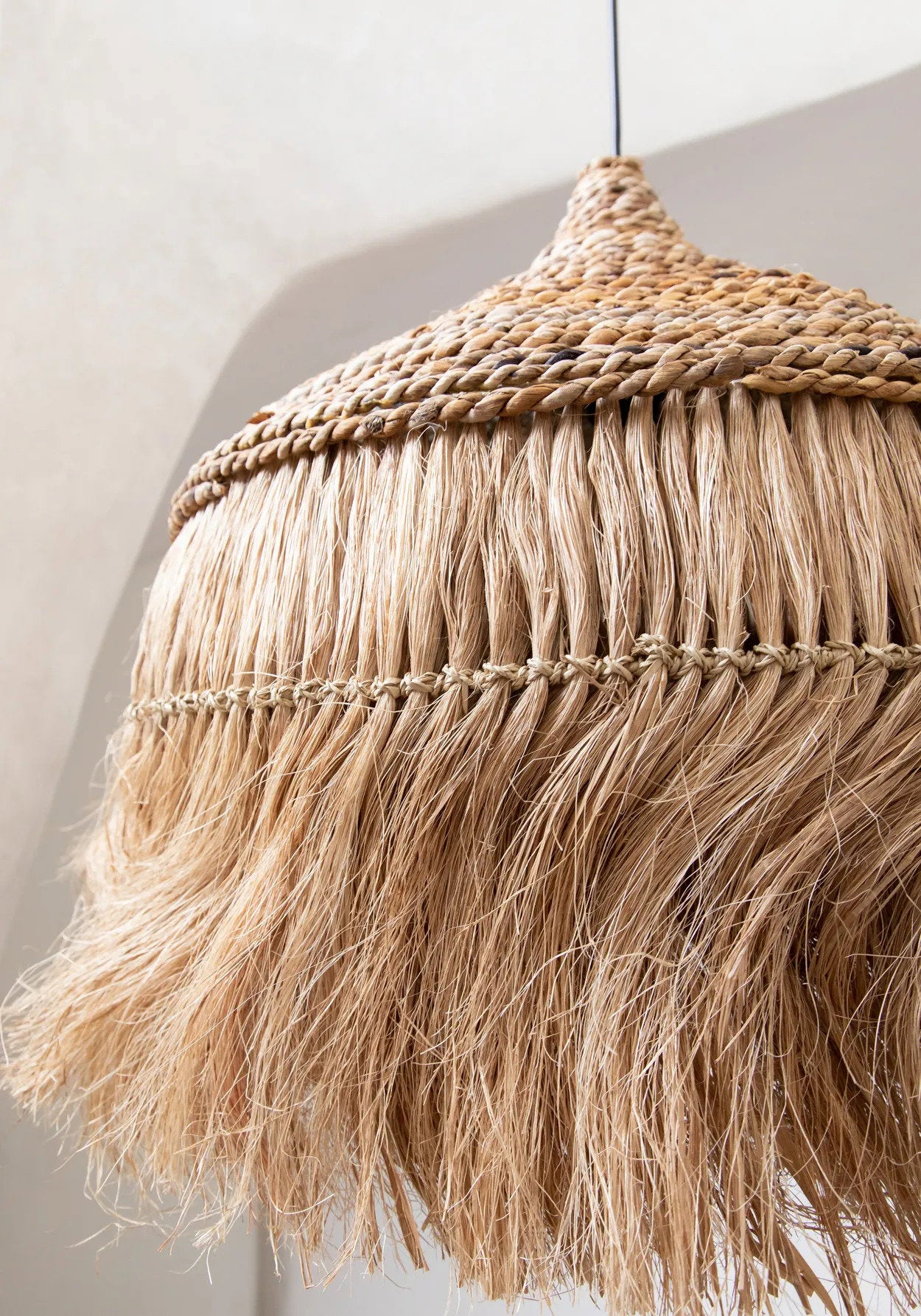 The Abaca Hoola Pendant, Natural, L — 4