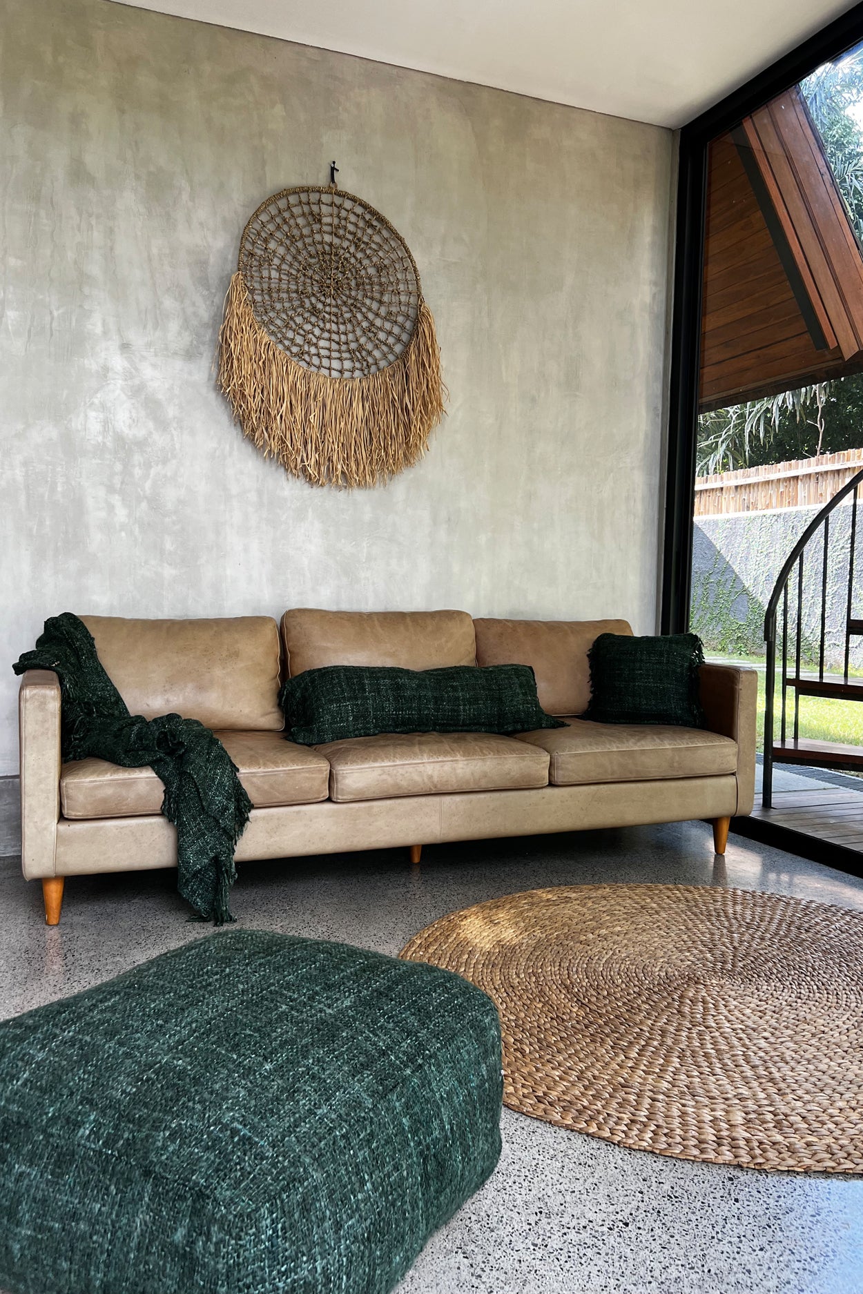 The Oh My Gee Cushion Cover, Forest Green, 35x100 — 2