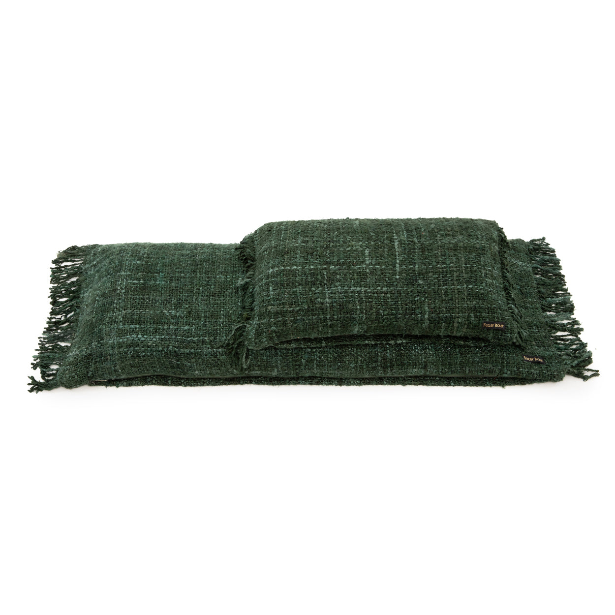The Oh My Gee Cushion Cover, Forest Green, 35x100 — 6