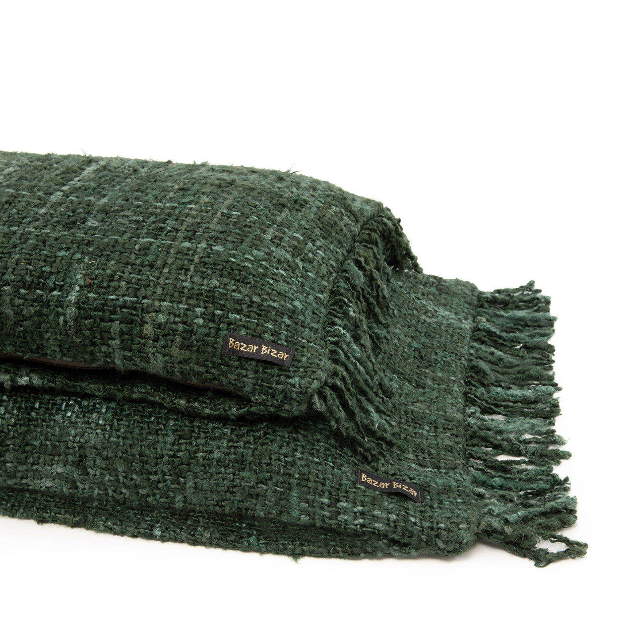 The Oh My Gee Cushion Cover, Forest Green, 35x100 — 7