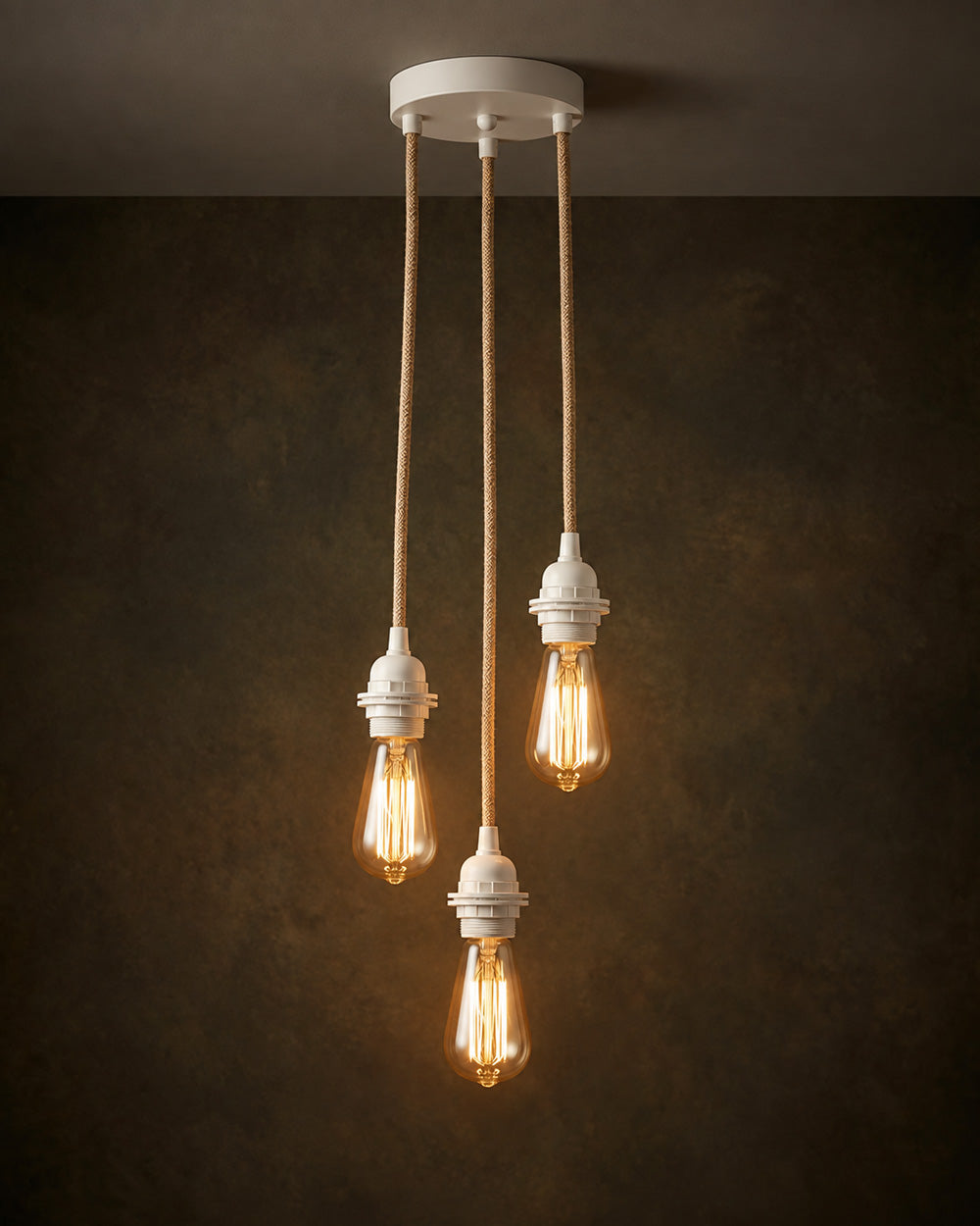 Fitting Lamps Ceiling, Natural White, 3 Fittings — 2