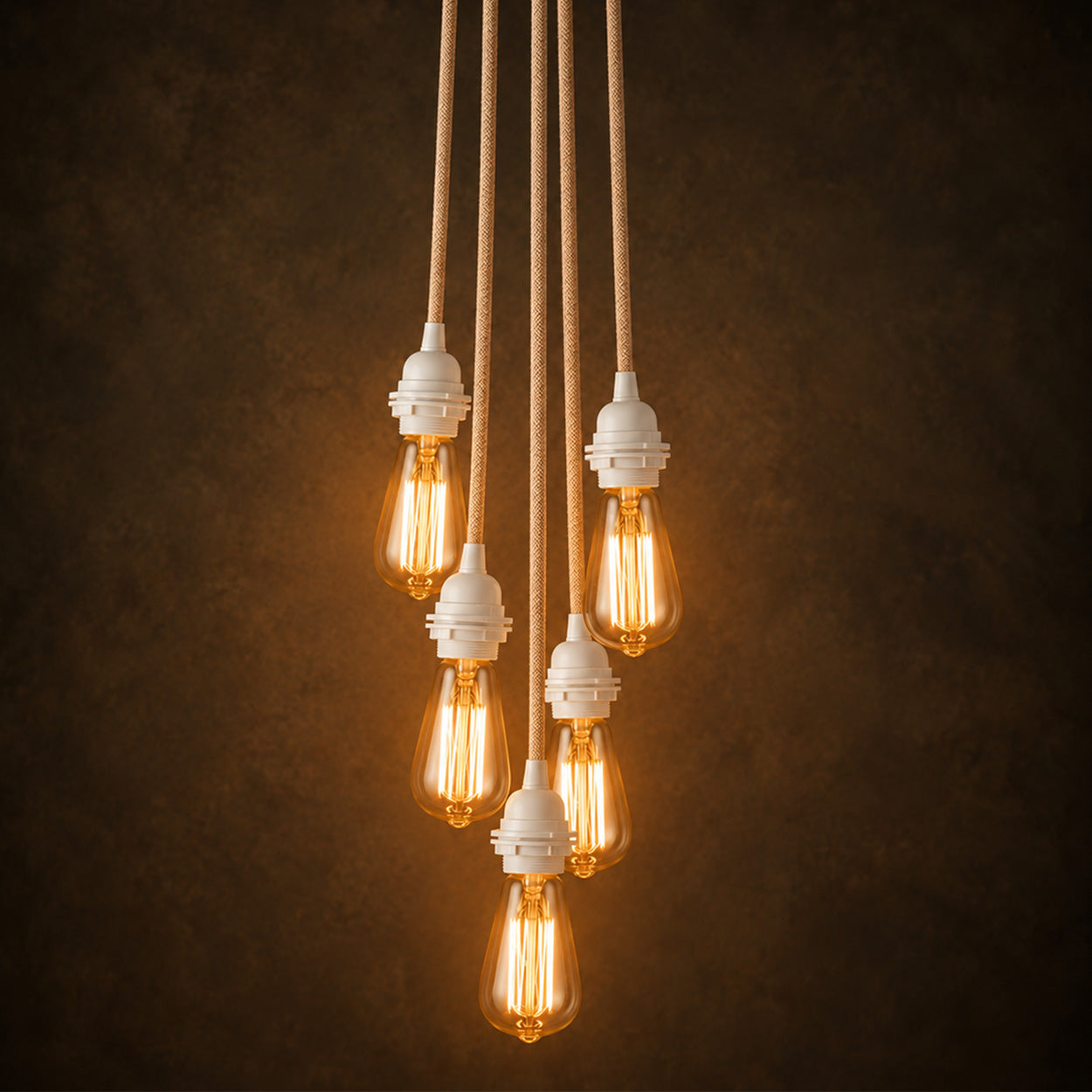 Fitting Lamps Ceiling, Natural White, 5 Fittings — 2