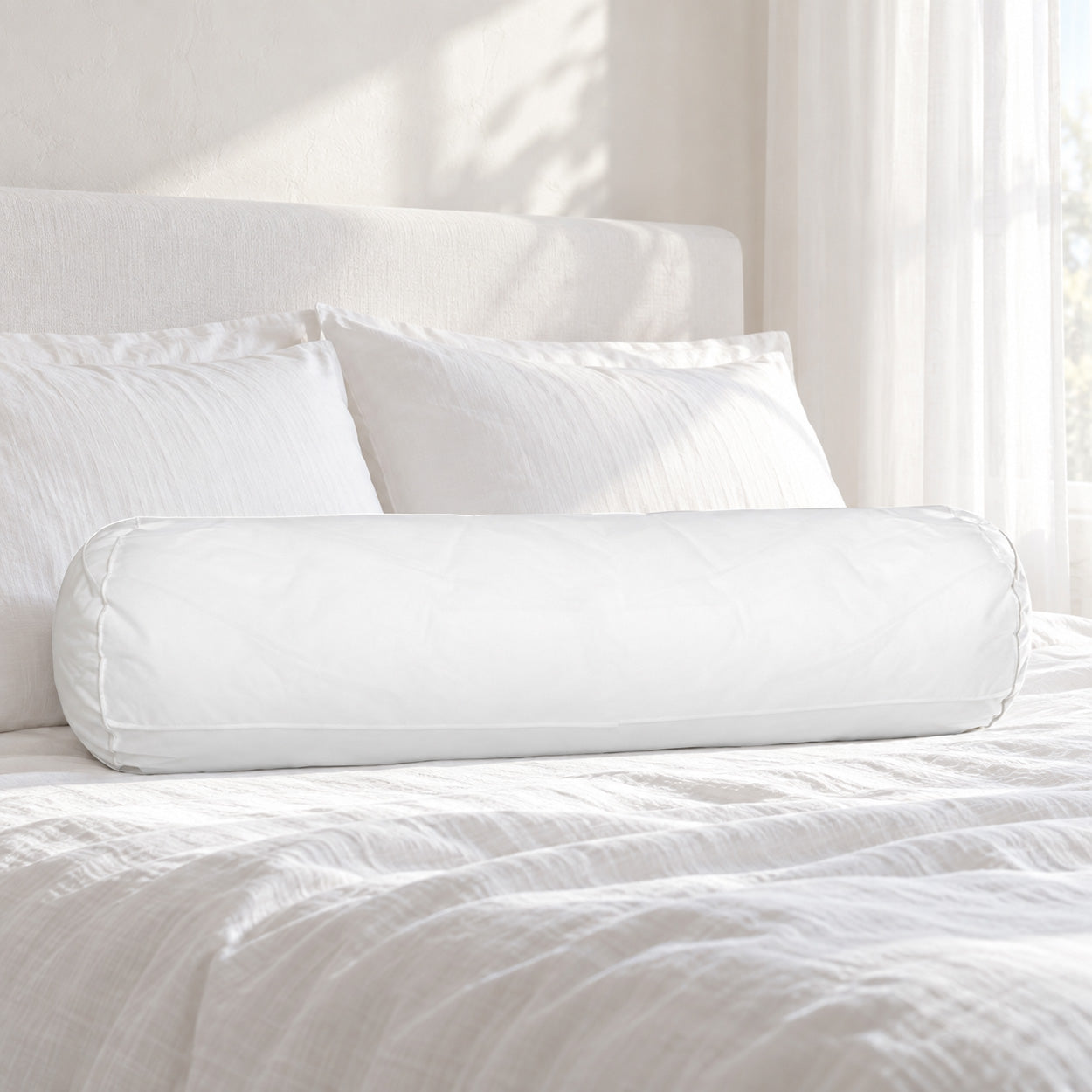 White Inner Cushion Rectangular, 35x100 — 2