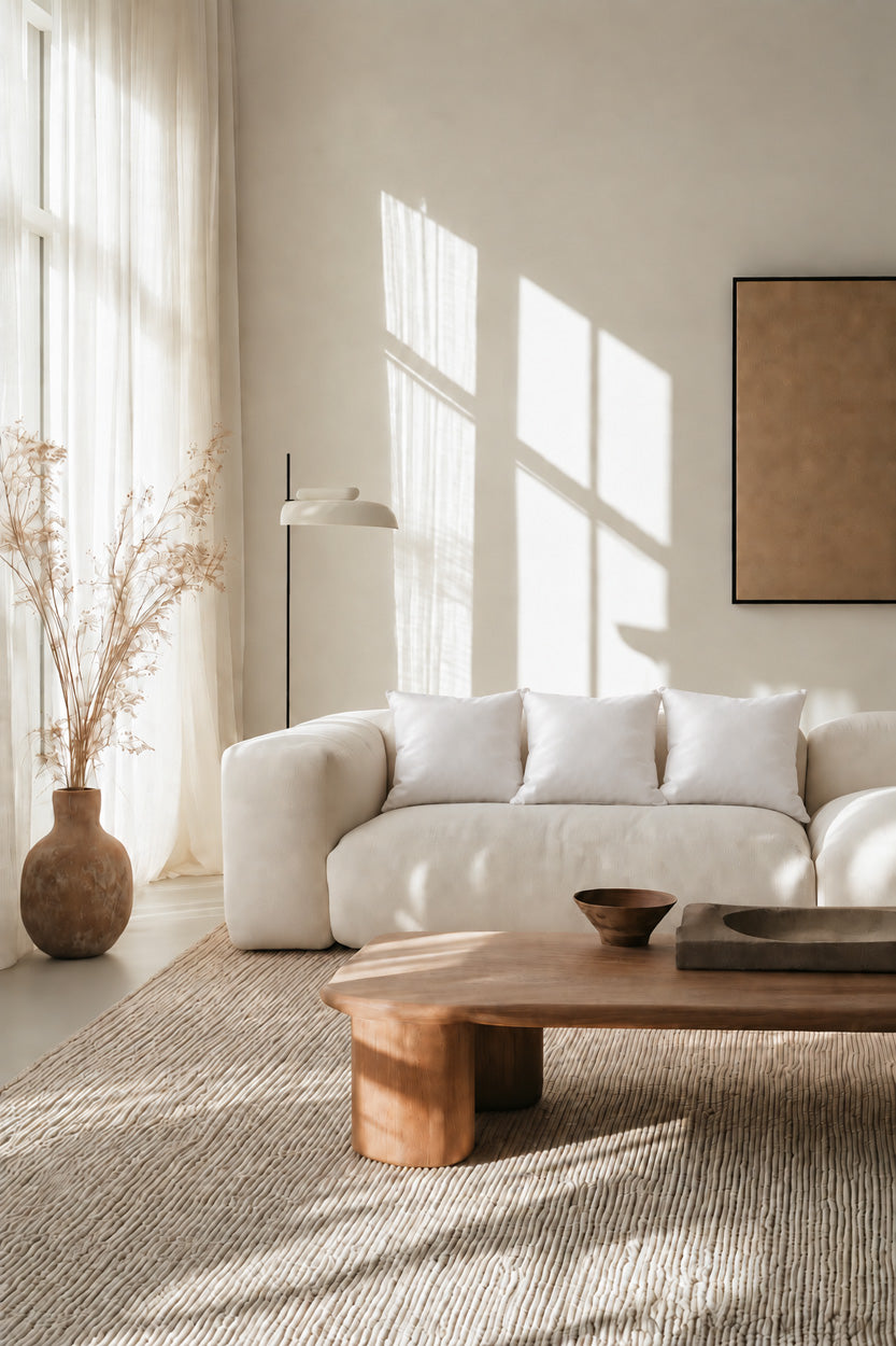 White Inner Cushion Square, 60x60 — 2