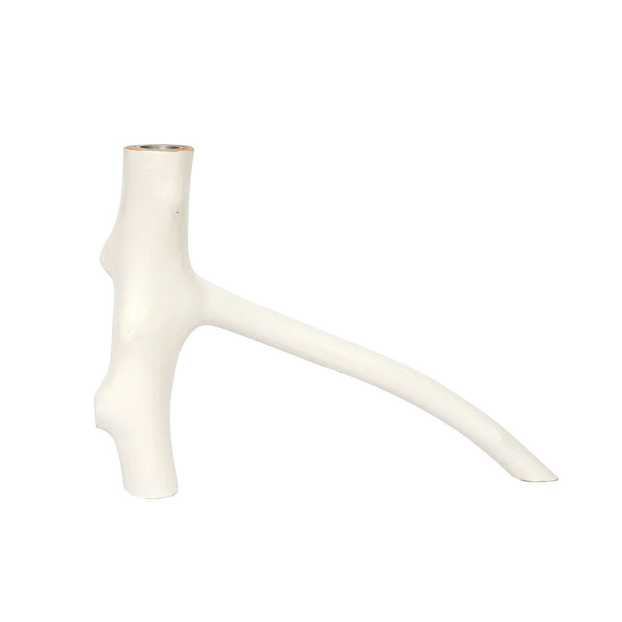 The Triple Twig Candle Holder, White