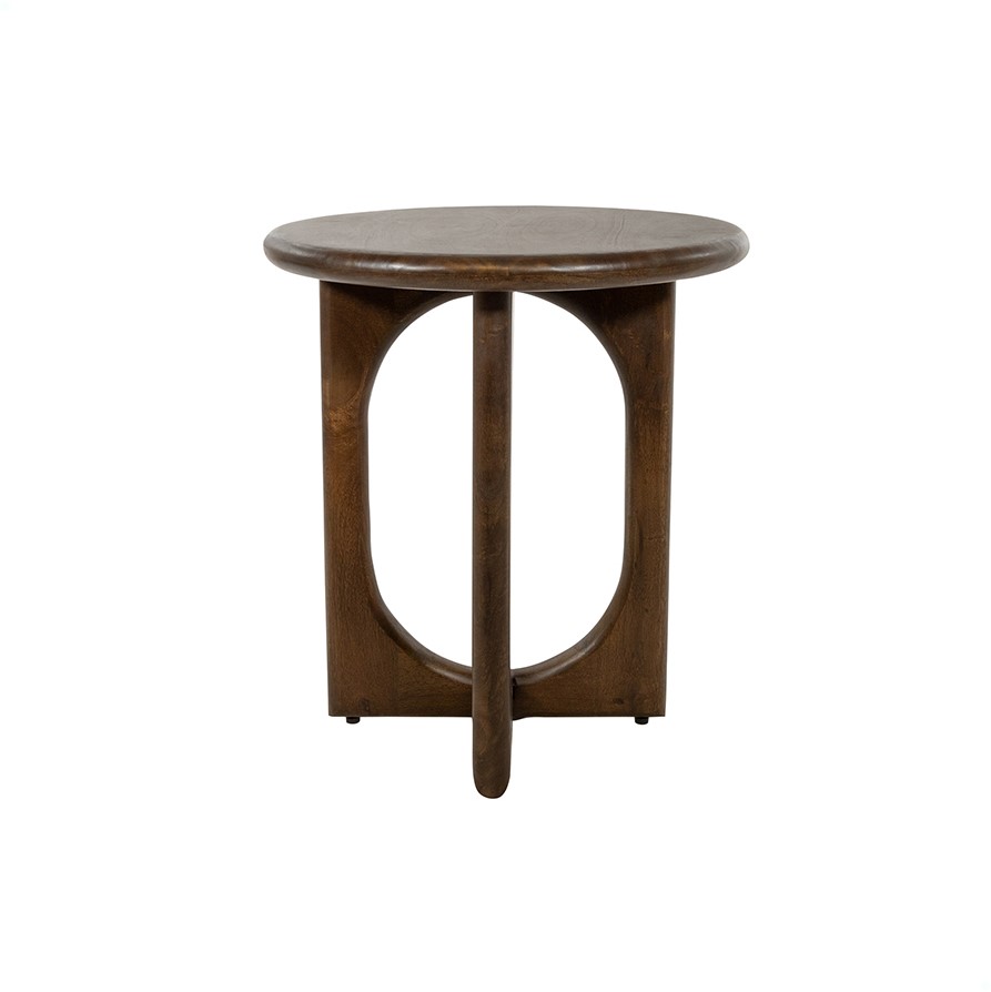 Side Table Ø50, Mango Brown Walnut — 2