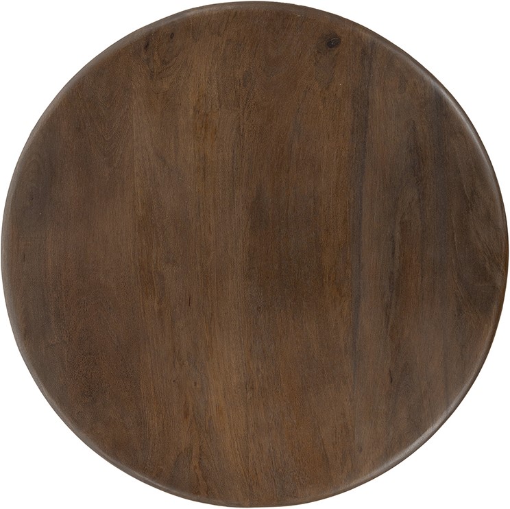 Side Table Ø50, Mango Brown Walnut — 3