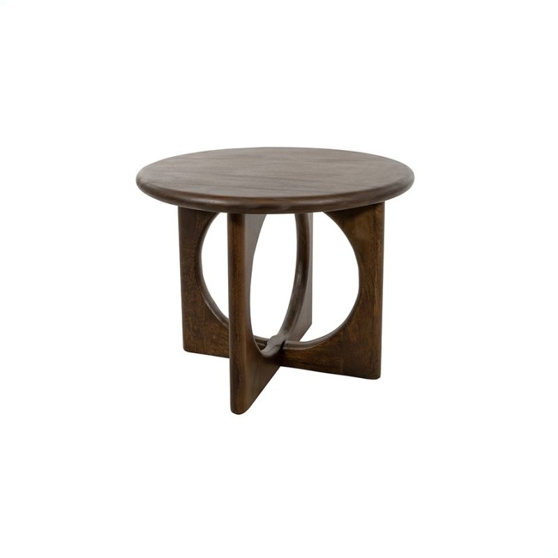 Coffee Table Ø60, Mango Brown Walnut