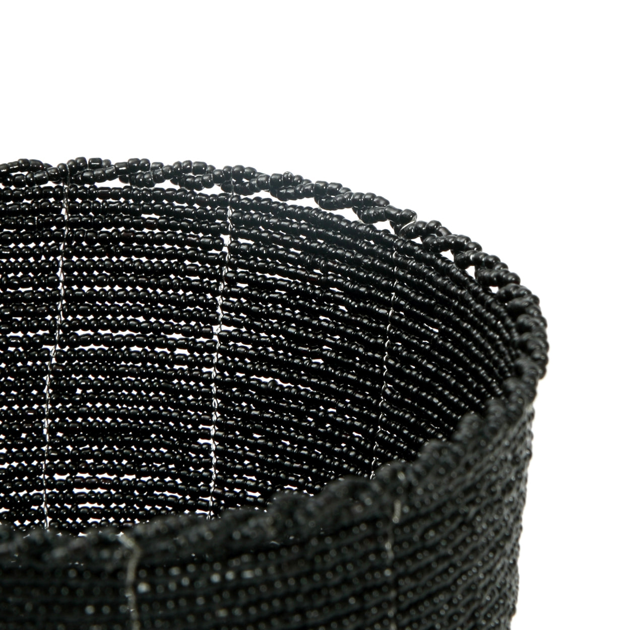 The Beaded Candy Bowl, Black, M — 4