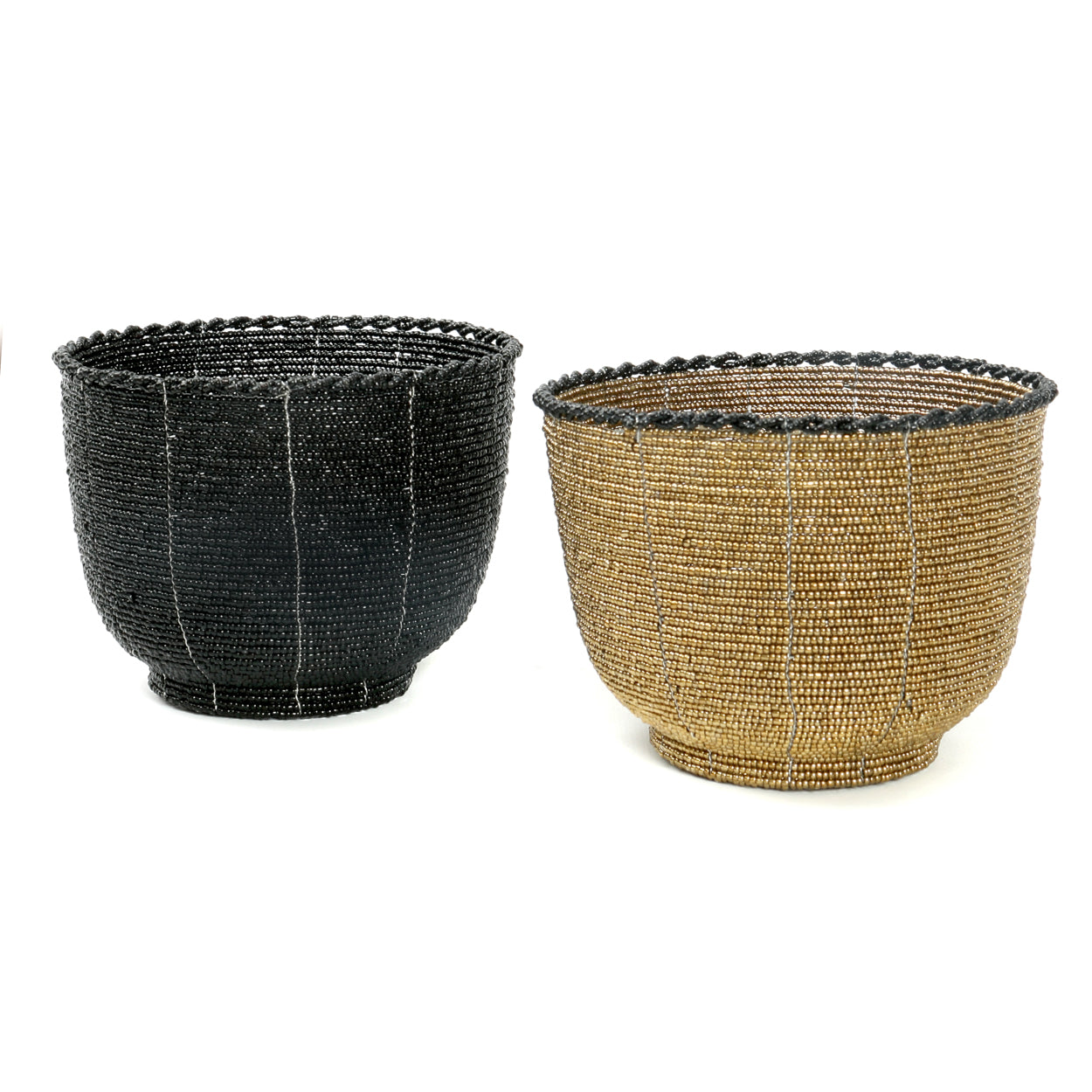 The Beaded Candy Bowl, Black, M — 5