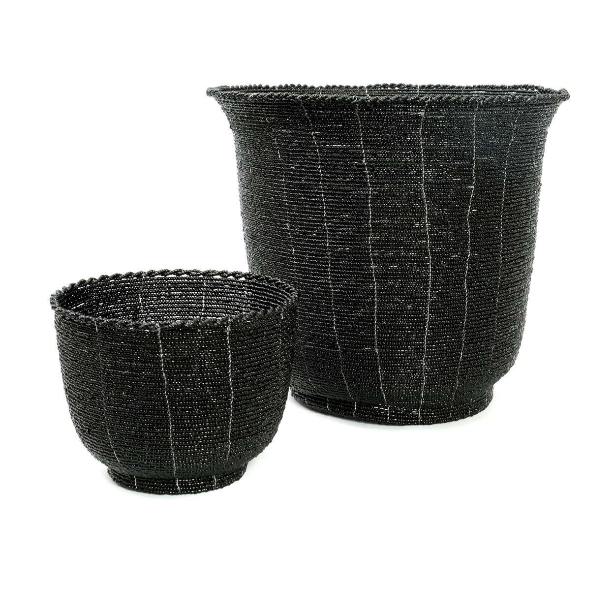 The Beaded Candy Bowl, Black, M — 6