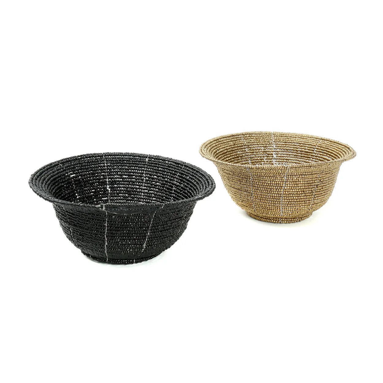 The Beaded Bowl Low, Black, S — 3