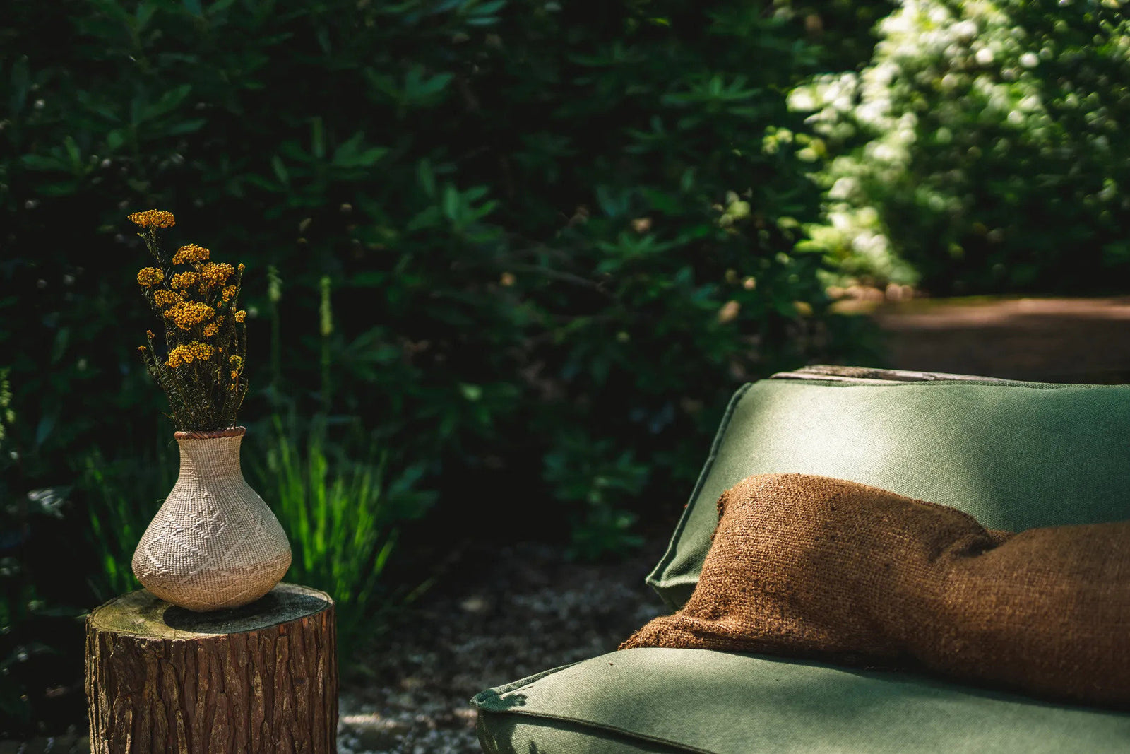 The Oh My Gee Cushion Cover, Brown, 35x100 — 3