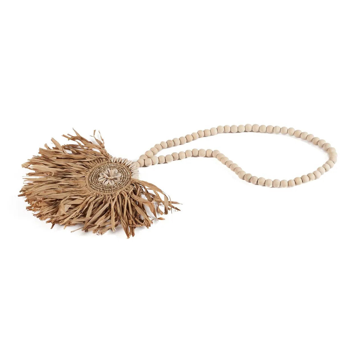 The Raffia Tajoe Tassel, Natural — 5