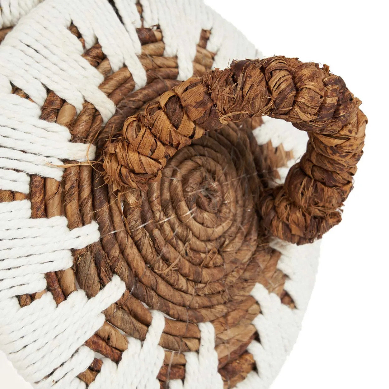 The Little Bay Beach Basket, Natural White, S — 4