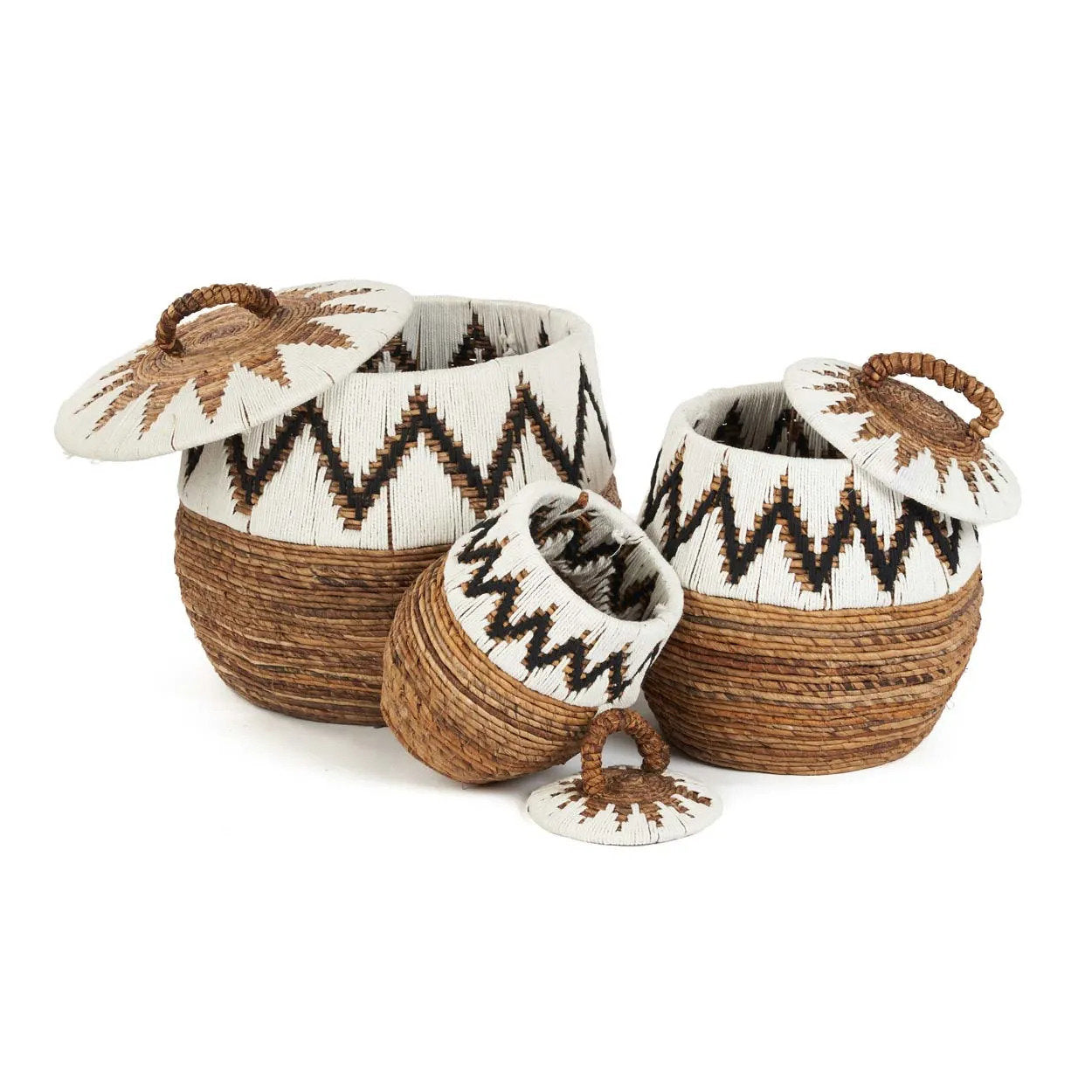 The Little Bay Beach Basket, Natural White, S — 5