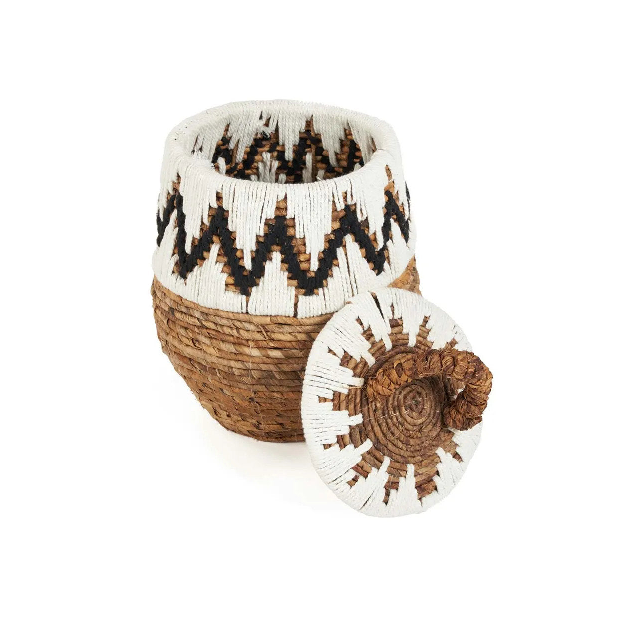 The Little Bay Beach Basket, Natural White, S — 6