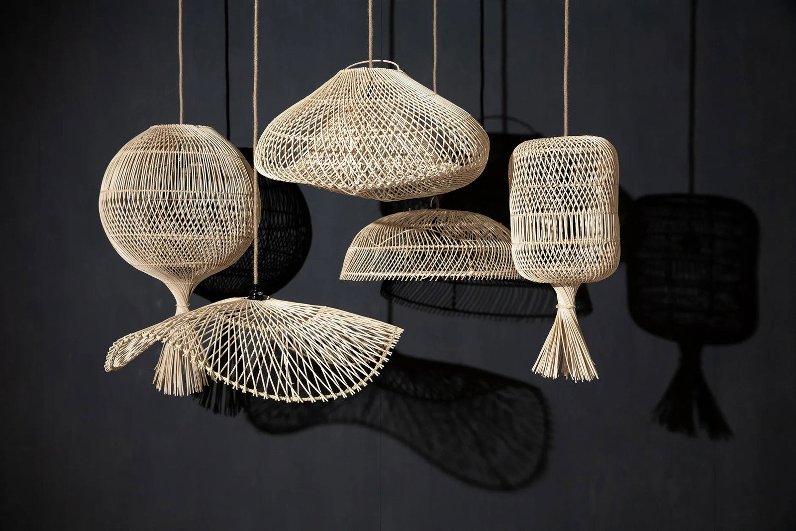 The Wonton Floor Lamp, Pendant, Natural — 4