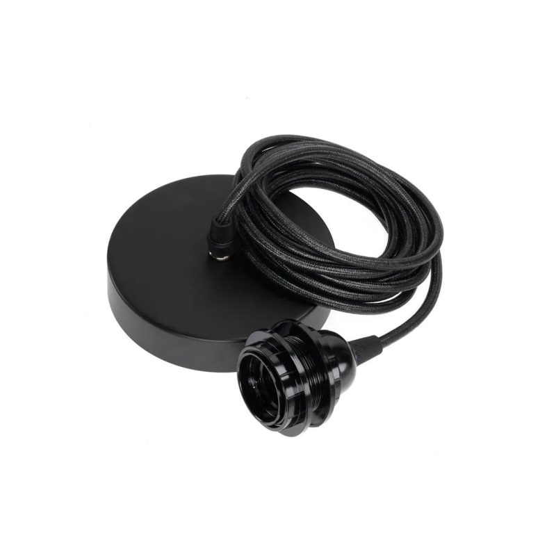Fitting Lamps Ceiling, Black, 1 Fitting