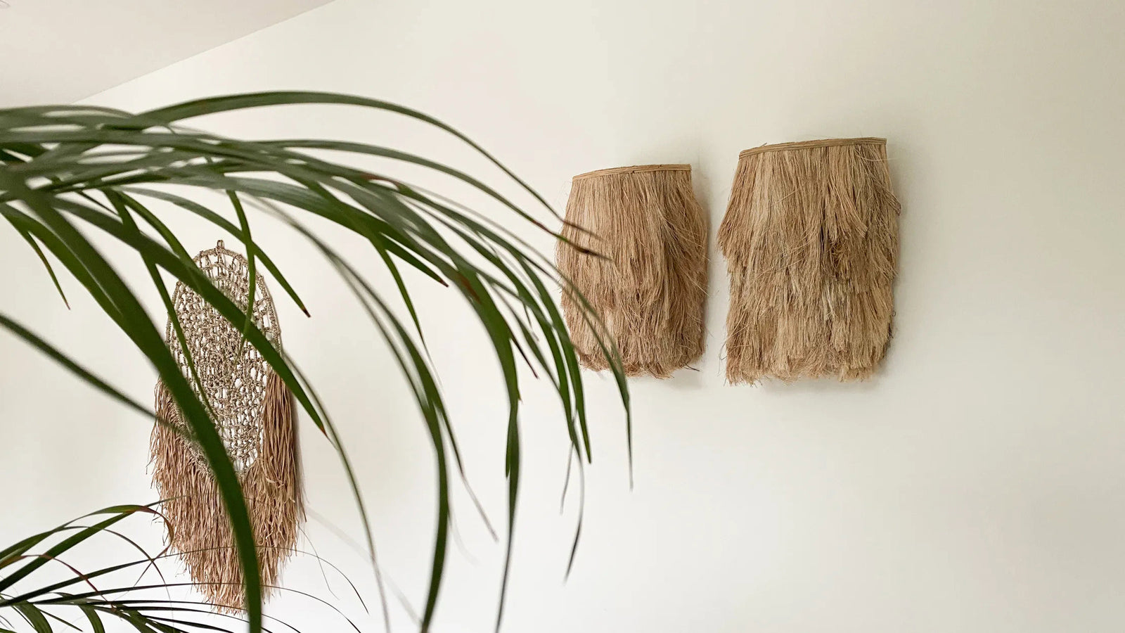 The Abaca Wall Applique, Natural, S — 2