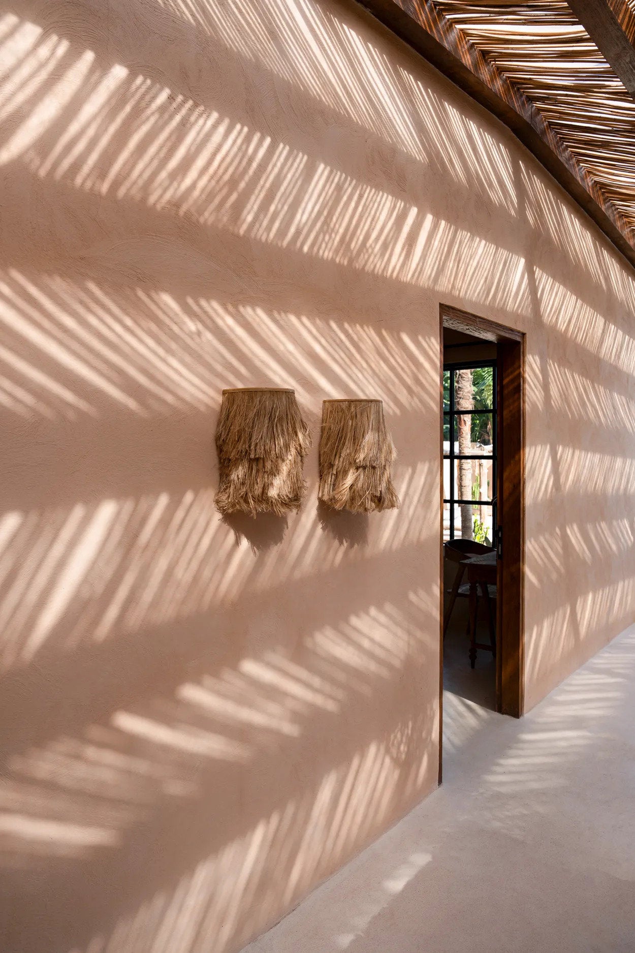 The Abaca Wall Applique, Natural, S — 4