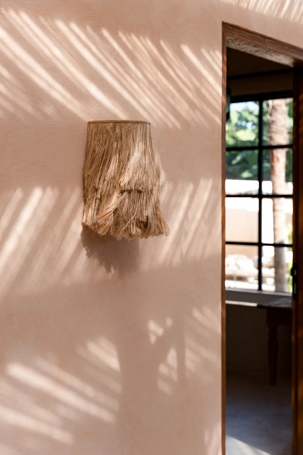 The Abaca Wall Applique, Natural, S — 5