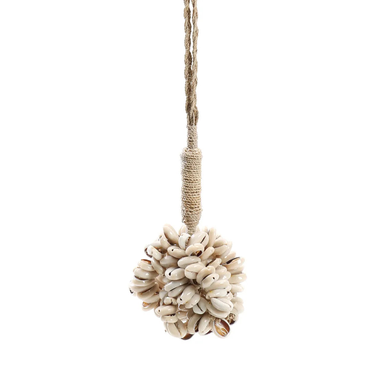 The Door Shell Cowrie Tassel, Natural — 4